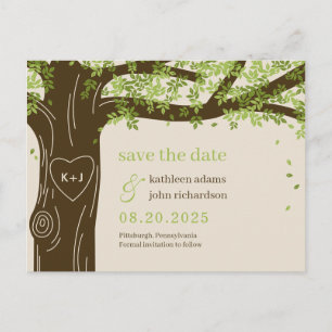 Eichbaum EDITABLE COLOR Save-The-Date-Postkarte Postkarte