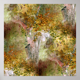 Eiche im Herbst... Poster
