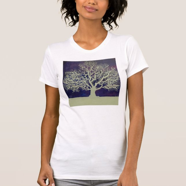 Eiche im Winter T-Shirt (Vorderseite)