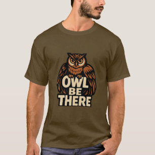 Eiche ist da   Stilvoller T - Shirt Owl Bold
