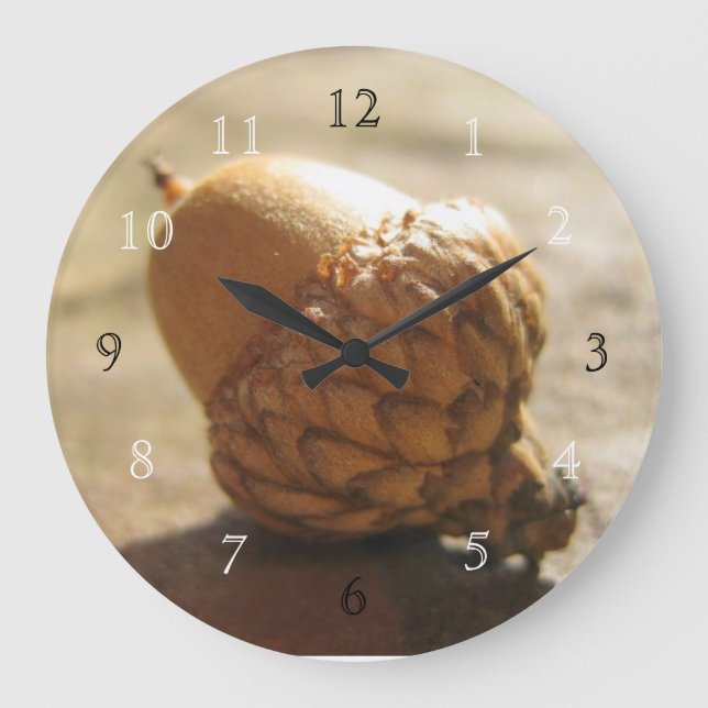 Eichel Große Wanduhr (Vorderseite)