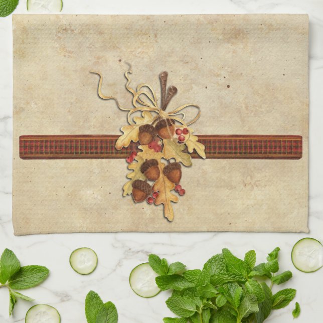 Eichel Handtuch (Gefaltet)