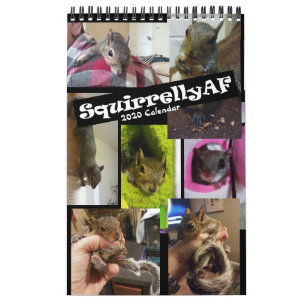 Eichel Rehab  SquirrellyAF 2020 Wall Calendar Kalender