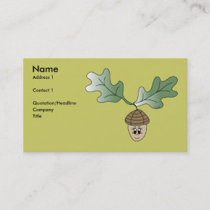 Eichel-Visitenkarte Visitenkarte