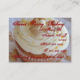 Eichelkürbiskuchen-Visitenkarte Visitenkarte