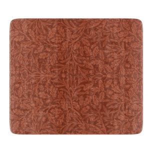 Eicheln und Eichenblätter (von William Morris) Schneidebrett