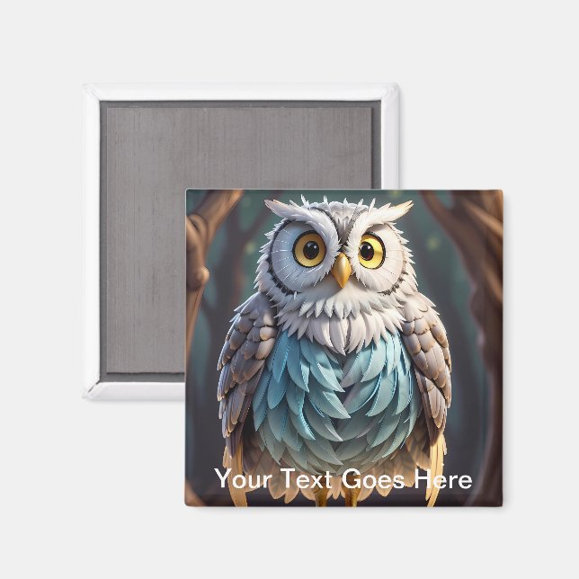 Eichelwege übersehen den Kühlschrank Magnet (Vorderseite/Rückseite)