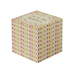 Eichen Blätter und Acorns Herbsthochzeit maßgeschn Würfel