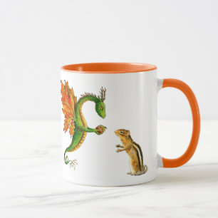 Eichen-Drache"ich Liebe Herbst" Tasse