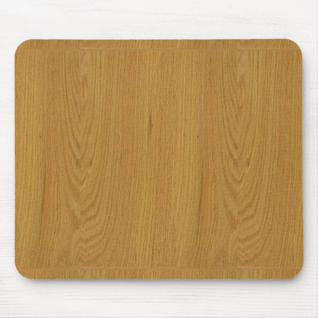 EICHEN-HOLZ-Endkauf FREIER RAUM blanc blanche + Mousepad (Vorne)