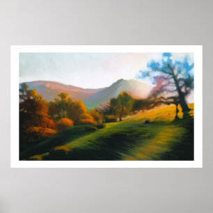 Eichen im Poly Canyon Poster