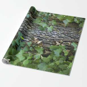 Eichen-und Efeu-Packpapier Geschenkpapier