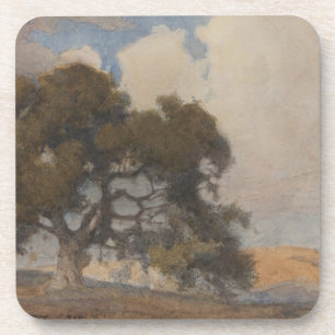 Eichenbaum (1910) - Majestic Vintag Watercolor Getränkeuntersetzer