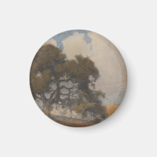 Eichenbaum (1910) - Majestic Vintag Watercolor Magnet