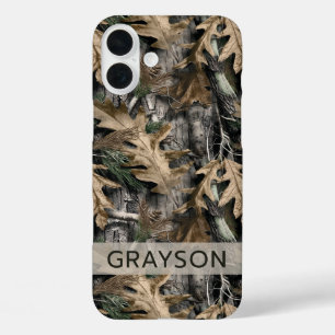 Eichenbaum-Tarnung Personalisierte Case-Mate iPhon iPhone 16 Plus Hülle