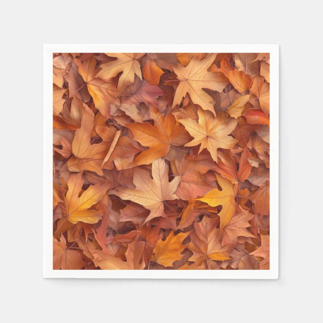 Eichenblättrige Servietten (Vorderseite)