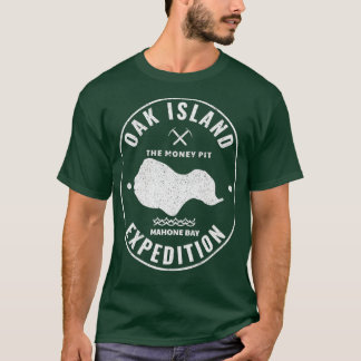 Eicheninsel Expedition Schatzsuche Retro T-Shirt