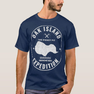 Eicheninsel Expedition Schatzsuche Retro T-Shirt