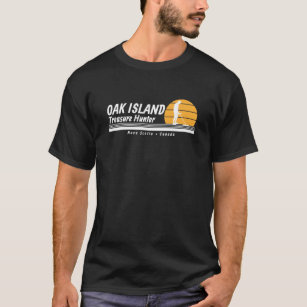 Eicheninsel Schatzkammer und Metalldetektor T-Shirt