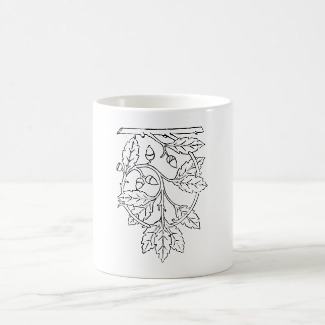 Eichenlaubbaum Kaffeetasse (Mittel)