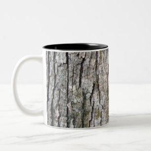 Eichenrindenmuster Zweifarbige Tasse