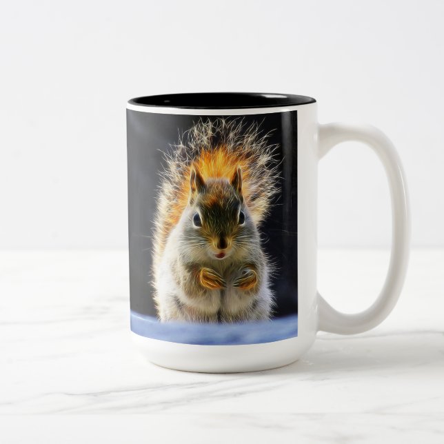 Eichhörnchen 001 zweifarbige tasse (Rechts)