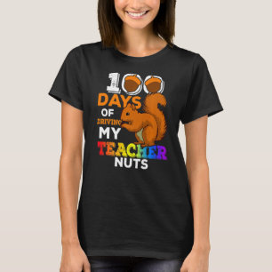 Eichhörnchen 100 Tage, an denen ich meinen Lehrer T-Shirt
