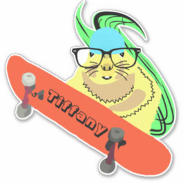 Eichhörnchen #140 Girls Name Aufkleber