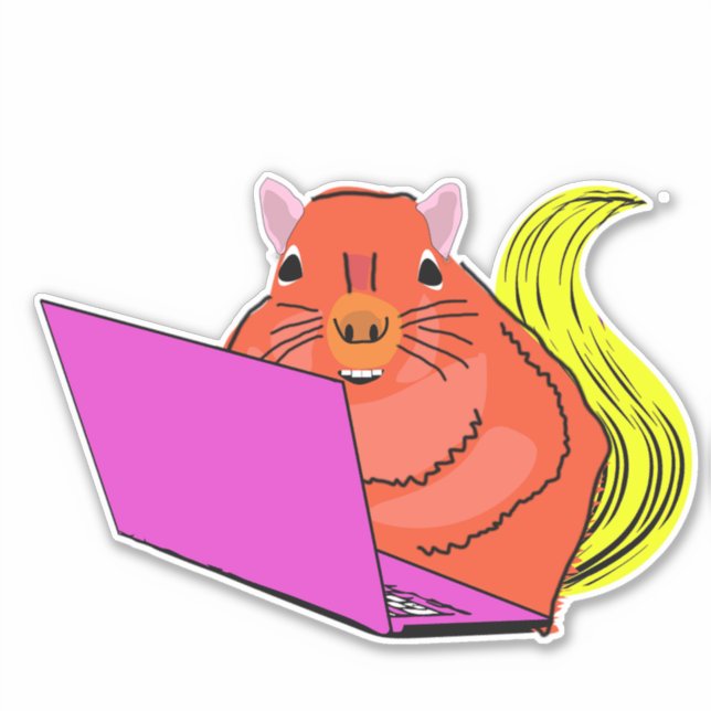 Eichhörnchen #158 aufkleber (Vorderseite)