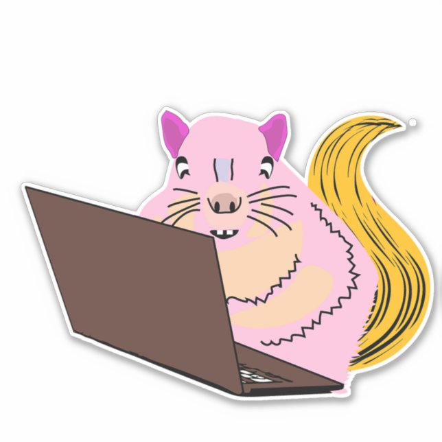 Eichhörnchen #165 aufkleber (Vorderseite)