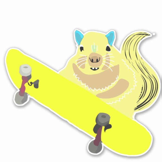 Eichhörnchen #186 aufkleber (Vorderseite)