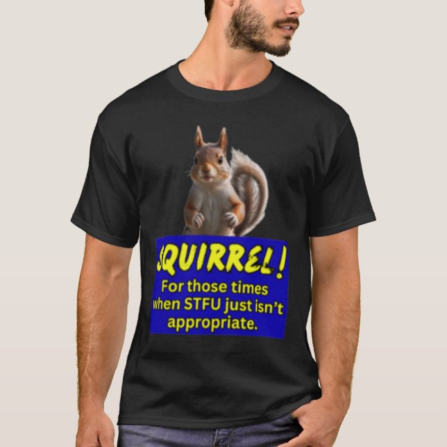 Eichhörnchen 2 Aufkleber T-Shirt (Vorderseite)