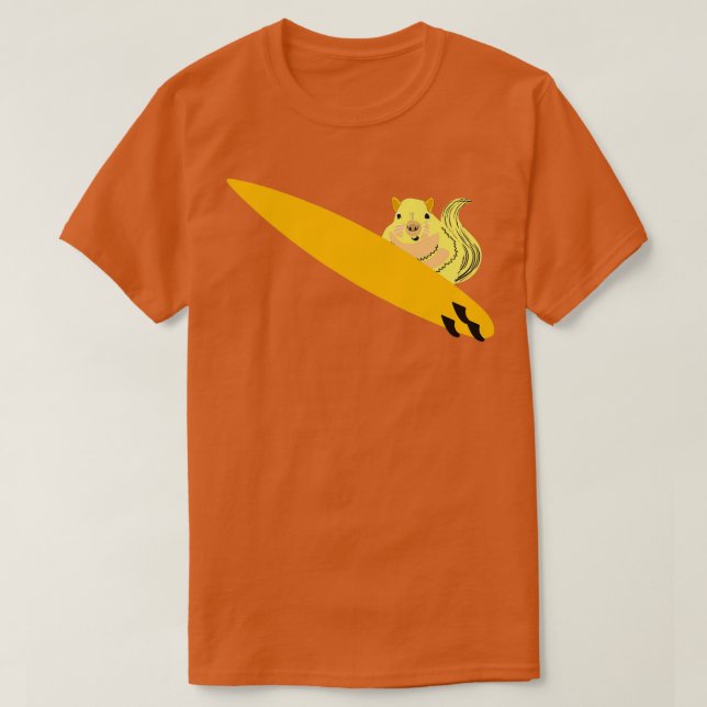 Eichhörnchen 531 Surfen T-Shirt (Design vorne)
