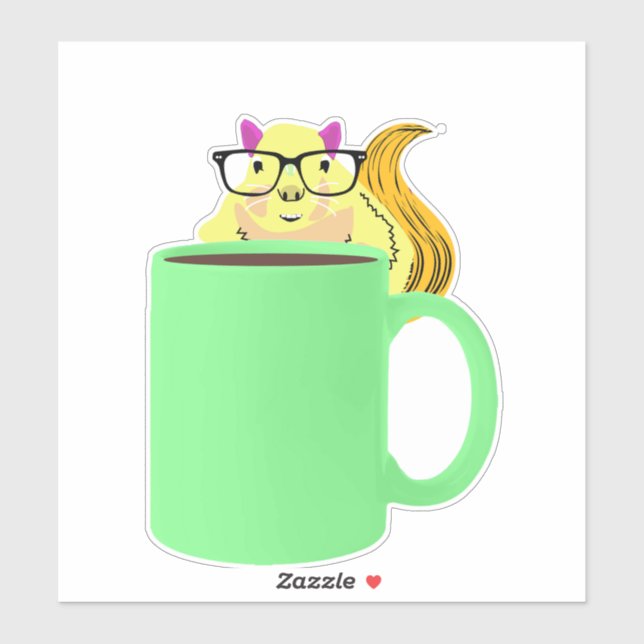 Eichhörnchen #542 aufkleber (Blatt)