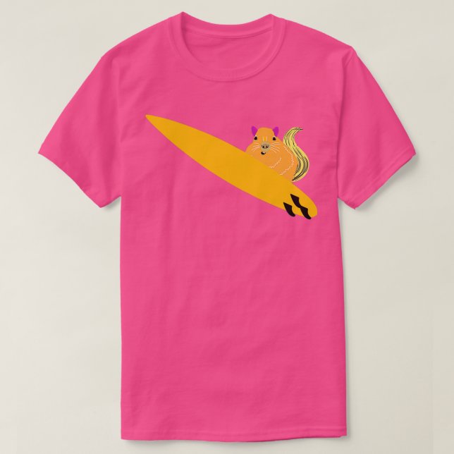 Eichhörnchen 782 Surfen T-Shirt (Design vorne)