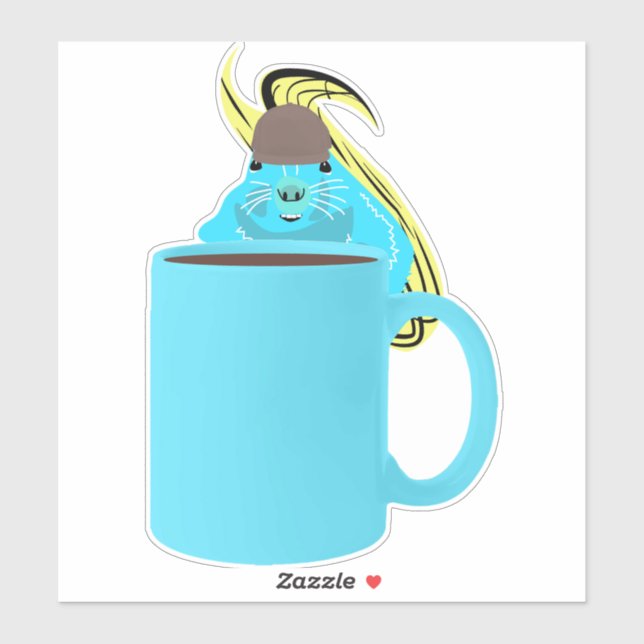 Eichhörnchen #824 aufkleber (Blatt)