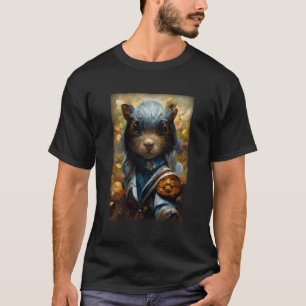 Eichhörnchen-A-Pathfinder-Ölgemälde Portrait Palet T-Shirt