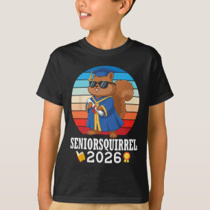 Eichhörnchen-Absolvent 2026 Abschlussjahrgang am T T-Shirt