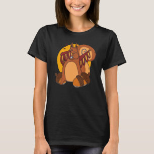 Eichhörnchen Acorn Forest Animal Rodent Flying Squ T-Shirt
