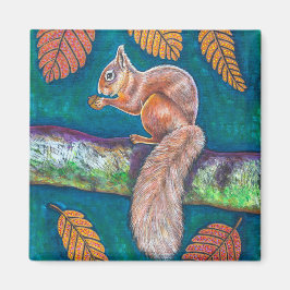 Eichhörnchen — Acorn Harvest Magnet