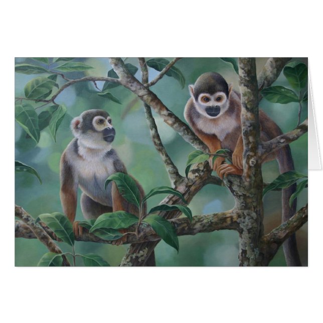 Eichhörnchen-Affen (Vorderseite (Horizontal))