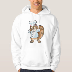 Eichhörnchen als Koch mit Kochen Schürze Hoodie