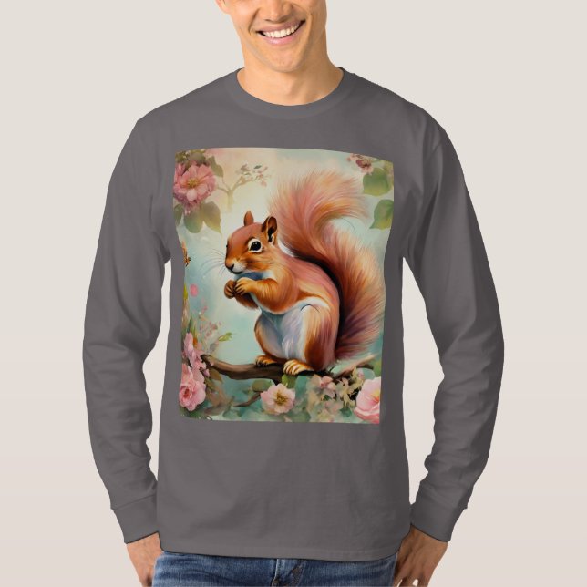Eichhörnchen als T - Shirt (Vorderseite)