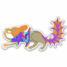 "Eichhörnchen an einem mittelalterlichen Rave" Vin Aufkleber