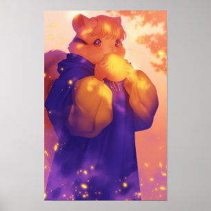 Eichhörnchen Anthro Poster