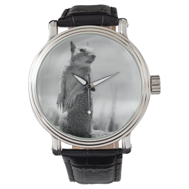 Eichhörnchen Armbanduhr (Vorderseite)