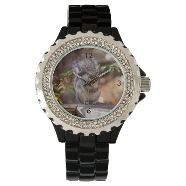 Eichhörnchen Armbanduhr (Vorderseite)