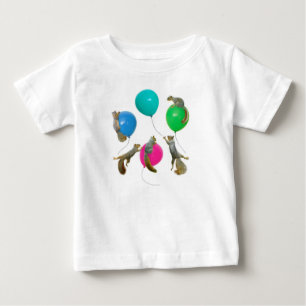Eichhörnchen auf Ballon-Shirt Baby T-shirt