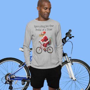Eichhörnchen auf einem Fahrrad Weihnachtsgeschenk T-Shirt