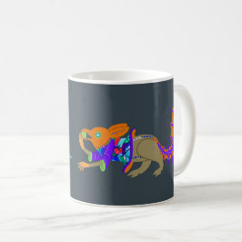 Eichhörnchen auf einem mittelalterlichen Rave Kaff Kaffeetasse